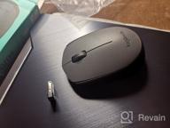 img 2 attached to Logitech M170 Wireless Mouse: 🖱️ Optical Tracking, 12-Month Battery, for PC/Mac/Laptop, Black review by Kenta Saito ᠌