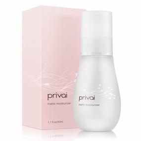 img 3 attached to Lightweight Privai Matte Facial Moisturizer - Non-Greasy Gel Cream With Instant Absorption And Shine-Free Formula - Enriched With Vitamin A, C, E, Sage And Grapefruit Peel - 1.7 Fl Oz