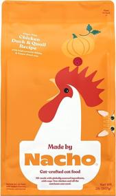 img 4 attached to Nacho Dry Cat Food: Cage-Free Poultry & Pumpkin or Sustainably-Caught Fish 🐱 & Pumpkin Recipe - High Protein (2) 2 LB Bags (4 LBS Total)