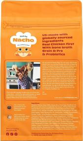 img 2 attached to Nacho Dry Cat Food: Cage-Free Poultry & Pumpkin or Sustainably-Caught Fish 🐱 & Pumpkin Recipe - High Protein (2) 2 LB Bags (4 LBS Total)