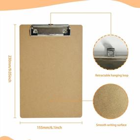 img 2 attached to 32 Count Eco-Friendly Mini Clipboards - Perfect For Classroom Supplies, Office, Traveling And More!
