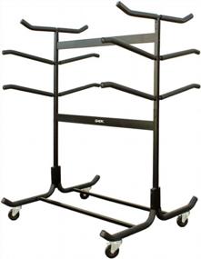 img 1 attached to Glacik Freestanding Portable Triple Kayak Or SUP Storage Rack, Single-Sided With Heavy-Duty Caster Wheels