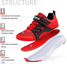 img 3 attached to 👟 VITIKE Running Fashion Athletic Sneakers Girls' Shoes: Embrace Style and Performance