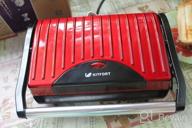 img 1 attached to Sandwich maker Kitfort KT-1609 Panini Maker, red review by Edyta Piotrowska (Ed ᠌