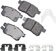 🔥 akebono act1336a ceramic rear disc brake pads - ultra-premium option for superior performance and durability логотип