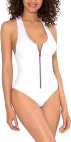 img 3 attached to 👙 Smart and Stylish French Swimsuit for Women - Swimwear & Beach Cover-Ups