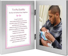 img 2 attached to 🎁 Daddy's First Father's Day Gift: Personalize with a Baby Girl Photo!