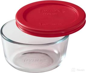 img 1 attached to 🔒 Pyrex Simply Store 8-Piece Glass Food Storage Set: Secure and Practical Storage Solution