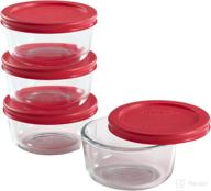 🔒 pyrex simply store 8-piece glass food storage set: secure and practical storage solution логотип