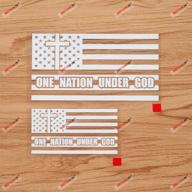 nation under american jesus sticker logo