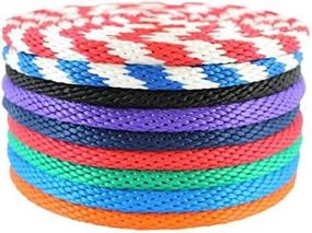 img 3 attached to Multifilament Derby Rope For Boating, Docks, And Crafting - Solid Braided Polypropylene (1/4" X 100Ft, Black) By SGT KNOTS