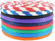 multifilament derby rope for boating, docks, and crafting - solid braided polypropylene (1/4" x 100ft, black) by sgt knots logo