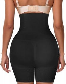 img 2 attached to Women'S High-Waisted Body Shaper Shorts For Tummy Control, Butt Lifting, Thigh Slimming, And Waist Training
