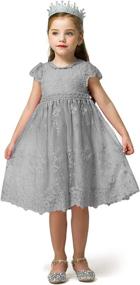 img 4 attached to 👗 NNJXD Pageant Princess Ruffle Dresses - Girls' Clothing Collection for Dresses