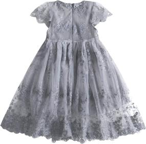 img 3 attached to 👗 NNJXD Pageant Princess Ruffle Dresses - Girls' Clothing Collection for Dresses