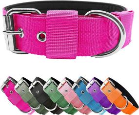 img 4 attached to 🐾 Durable 1.5" Wide Tactical Dog Collar for Medium to Large Dogs - Heavy Duty Military-Grade Nylon with Adjustable Metal D Ring & Buckle - Ideal for Working, Training, and K9 Use