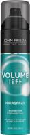 get fuller & nourished hair with john frieda's volume lift hairspray - safe for fine & color-treated hair (10 oz) логотип