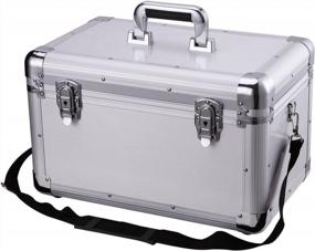 img 4 attached to Large Capacity Portable Hard Case Toolbox - Perfect For Car Storage And Organization | Mechanical Toolbox For Garage, Toys And Equipment | Bory 430-AU Car Tool Box Organizer