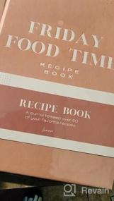 img 6 attached to Пустая кулинарная книга для более чем 60 семейных рецептов - Персонализированный журнал рецептов для написания собственных рецептов - Симпатичная семейная кулинарная книга и книга рецептов
