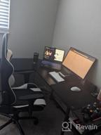 img 1 attached to 66" L Shaped Computer Desk With Storage Shelves | Corner Gaming & Writing Workstation | Modern Wooden Office Desk W/ Wood & Metal Frame - Coleshome review by Justin Herman