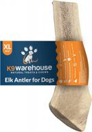 k9склад лосиные рога для собак, сделано в сша - разделенные и целые лосиные рога для агрессивных грызунов - долговечные - премиального качества и отобранные вручную - для маленьких, средних и больших собак. логотип