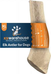 img 4 attached to K9Warehouse Elk Antlers For Dogs Made In USA - Split And Whole Elk Antlers For Aggressive Chewers - Long Lasting - Premium Grade And Hand Selected - For Small, Medium And Large Dogs