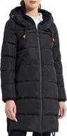orolay womens thickened contrast drawstring 🧥 women's clothing & coats: stylish jackets & vests logo