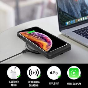 img 3 attached to Power Up Your IPhone XR With 3500MAh Portable Battery Case, BX10R-Black