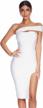 stunning one shoulder bandage dress for formal occasions - meilun women's midi dress logo