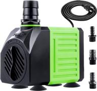 🌊 aysoner submersible fountain water pump: 550gph 30w adjustable ultra quiet small pond pump with 6ft power cord - ideal for aquariums, outdoor waterfalls, statuary, and hydroponics logo