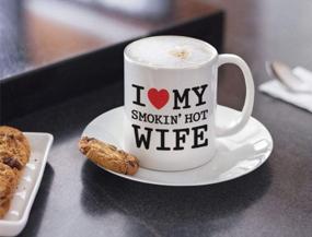 img 2 attached to I Love My Smokin' Hot Wife Mug - Romantic Gift For Mother'S Day, Valentine'S Day, And More!