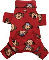 silly monkey fleece turtleneck pajamas logo