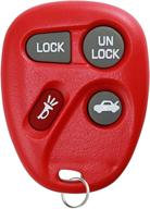 🔑 keylessoption red keyless entry remote control car key fob replacement - 25678792 enhanced for seo логотип