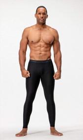 img 2 attached to Men'S Compression Pants With Pocket/Non-Pocket - DEVOPS 2 Or 3 Pack Athletic Leggings