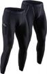 men's compression pants with pocket/non-pocket - devops 2 or 3 pack athletic leggings logo