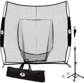 img 4 attached to Morvat 7X7 Baseball & Softball Backstop Practice Net - Perfect For All Skill Levels!