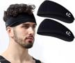 sweatband headbands for men and women - ewedoos workout running cycling yoga basketball bandanas logo
