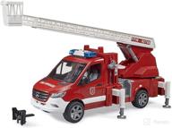 🚒 bruder 02673 пожарная машина mb sprinter: лестница, насос для воды и модуль легкого сигнала - купить сейчас! логотип