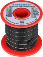 25ft 28awg 6p black flexible silicone ribbon cable bntechgo 28 gauge stranded wire logo