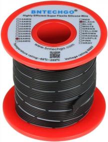img 4 attached to 25Ft 28AWG 6P Black Flexible Silicone Ribbon Cable BNTECHGO 28 Gauge Stranded Wire