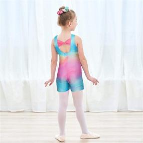 img 2 attached to JESKIDS Leotards Gymnastics Biketards Scrunchie Girls' Clothing ~ Active