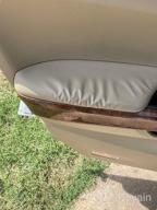 img 1 attached to Beige Vinyl Lid Pad Cover Replacement For 2008-2012 Honda Accord Sedan Auto - ABIGAIL Front Door Panels Armrest review by Donald Cox