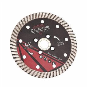 img 3 attached to Turbo Diamond Blade 4.5" For Efficient Cutting Of Granite, Stone, Ceramic, And Porcelain Tiles