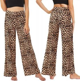 img 2 attached to 👖 ZOOSIXX Women's Buttery Soft Black Plaid Pajama Pants - Comfy Lounge and Yoga Casual Wear