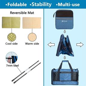 img 1 attached to 🐱 SEVVIS Cat Carriers: Soft-Sided Pet Carrier for Large Cats 20 lbs+, Dogs & 2 Cats - Portable, Collapsible, Top Loading
