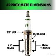 🔥 e3 spark plugs e3.74 premium automotive spark plug: unleash your engine's potential with diamondfire technology! (pack of 1) logo