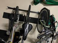 img 1 attached to StoreYourBoard Bike Storage Rack, Holds 5 Bicycles, Home And Garage Organizer, Adjustable Wall Hanger Mount review by Jason Lockwood