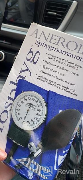 img 1 attached to 🩺 ADC Prosphyg 760: Portable Navy Aneroid Sphygmomanometer Kit with Nylon Blood Pressure Cuff for Adults review by Brian Martin
