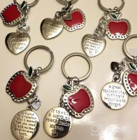 img 8 attached to IJuqi Teacher Gifts For Women - 6PCS Teacher Keychain Teacher Appreciation Gifts, Thank You Gifts For Teachers, Birthday Valentine'S Day Christmas Gifts For Teachers