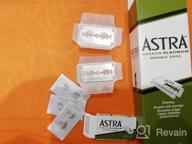 img 2 attached to 🪒 Experience Superior Shaving with Astra Superior Premium Platinum Double Edge Safety Razor Blades - 3 Pack (15 Blades) review by Iori Yagami